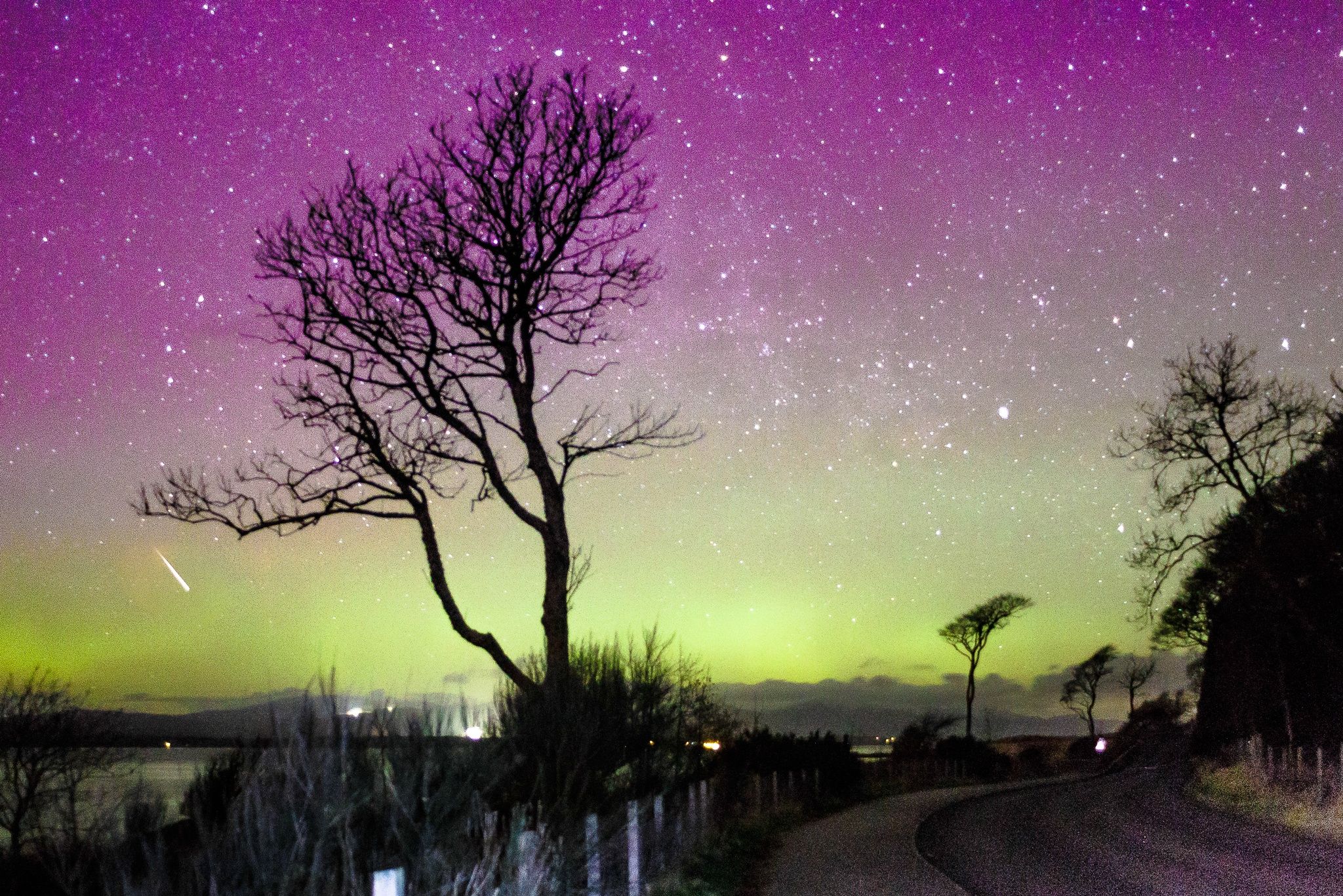 Persiguiendo la aurora boreal en Irlanda