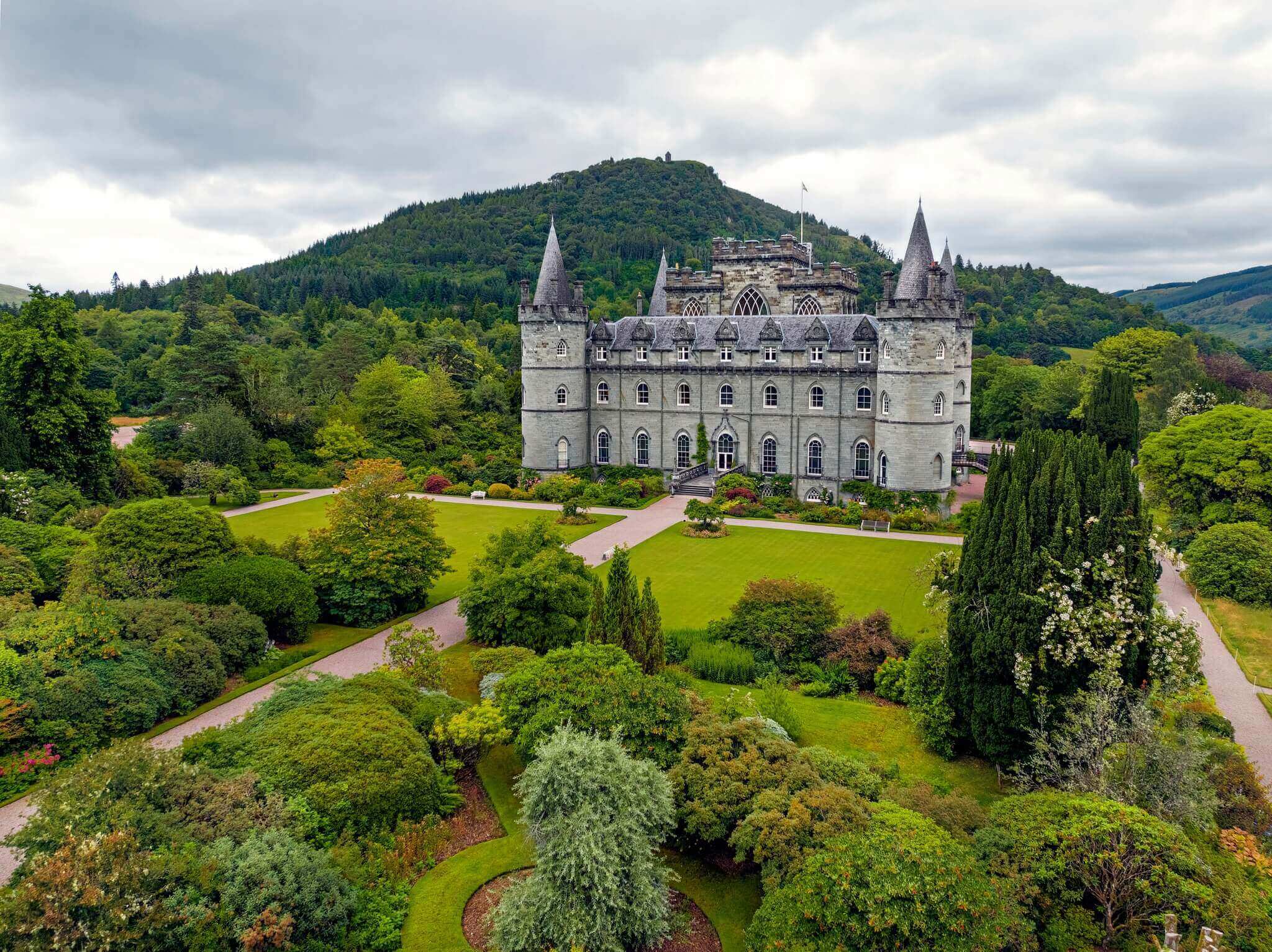 scottish landscape castle