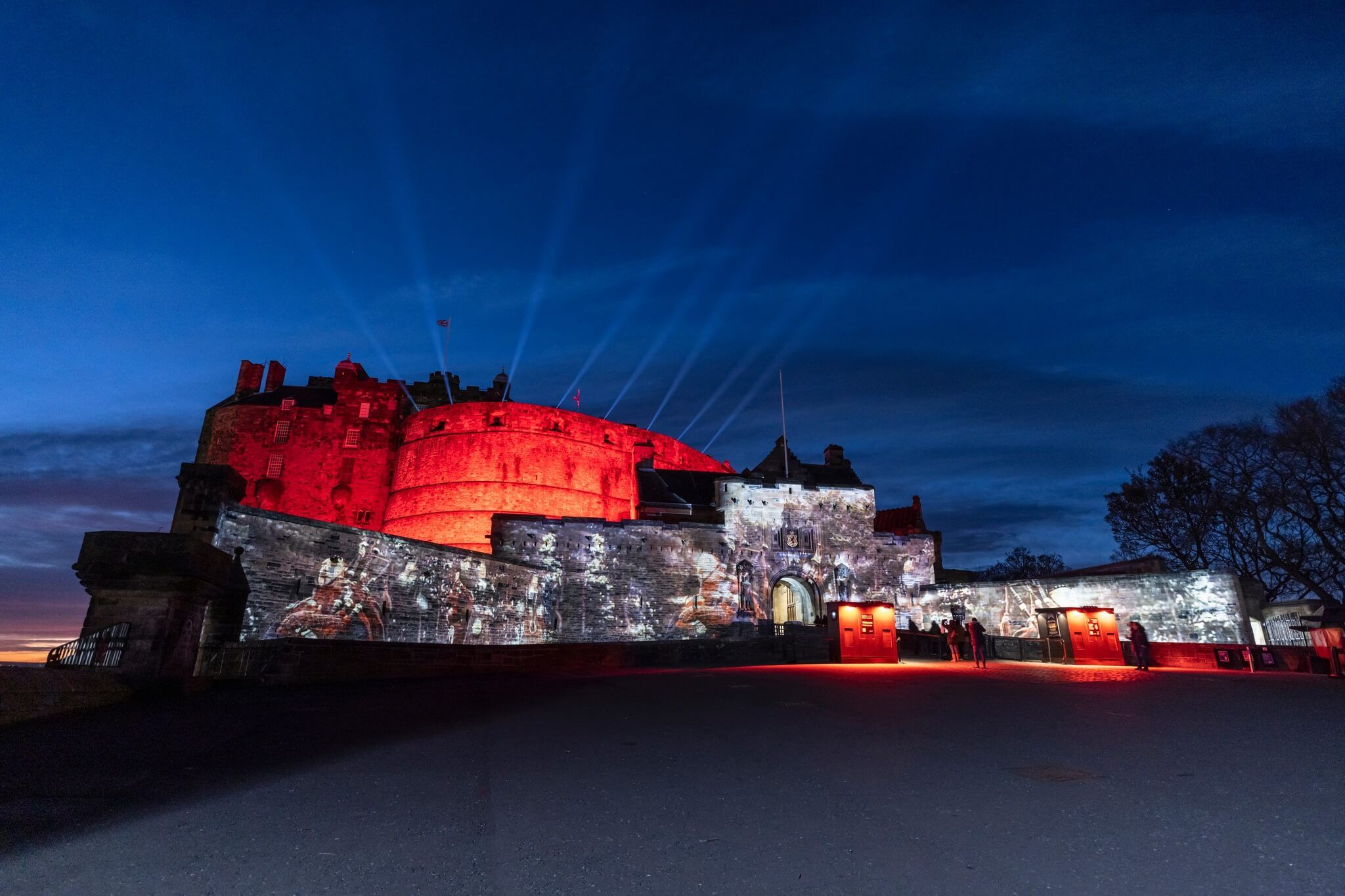 castles to visit in scotland map