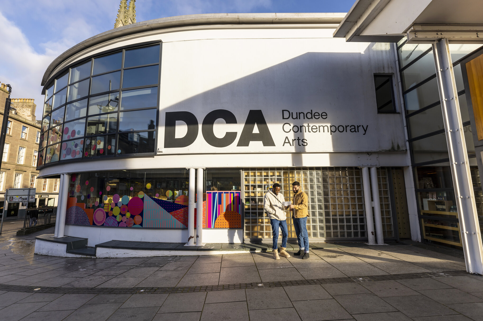 The exterior of Dundee Contemporary Arts (DCA)