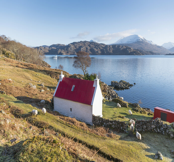 The Red Roofed Cottage, Loch Shieldaig