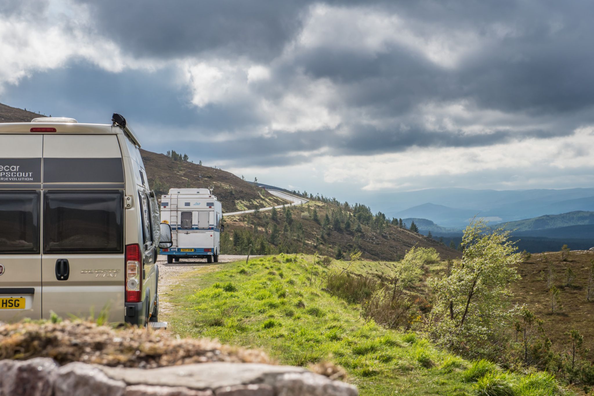 Urlaub mit dem Wohnmobil & Wohnwagen in Schottland