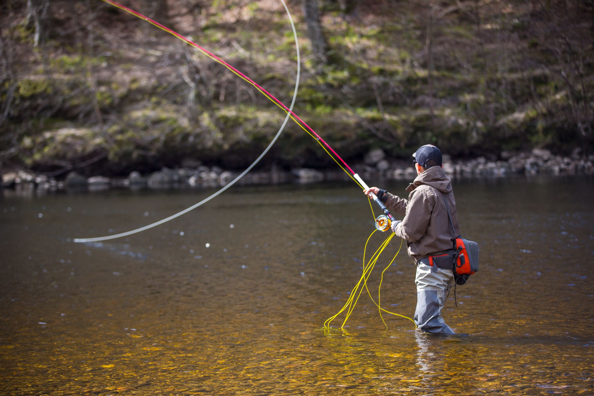 Salmon fishing, River Tay