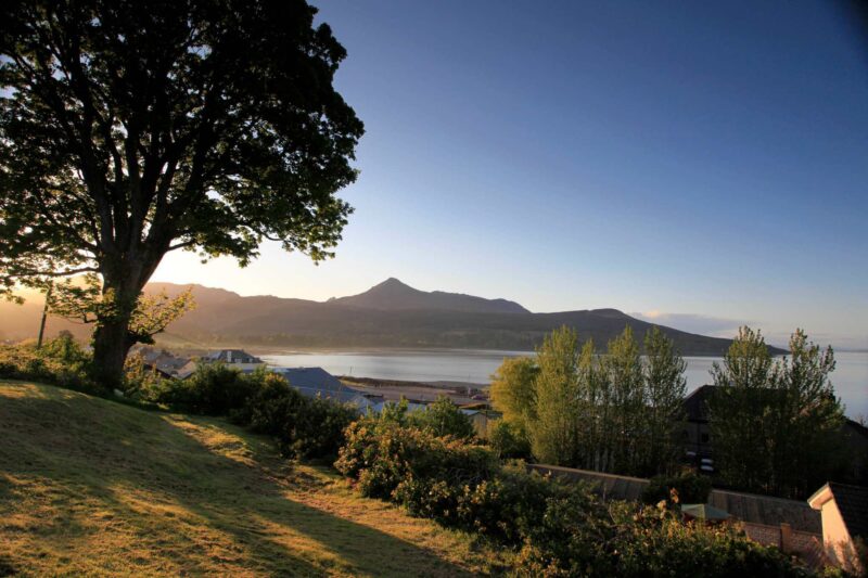 Looking over to Goatfall, Arran's highest point