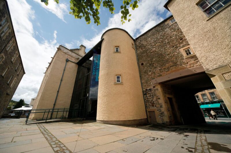 Exterior of the Borders Textile Towerhouse