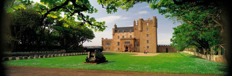 Looking Over An Ornamental Canon To The Castle Of Mey view 3