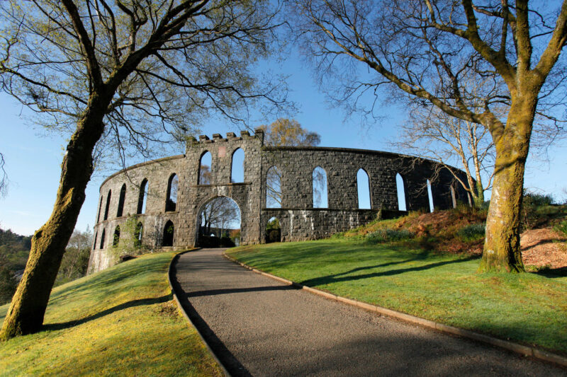 Mc Caigs Tower Oban Argyll view 2