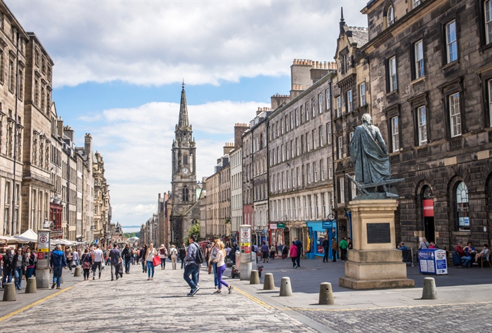 The Royal Mile, Edinburgh.